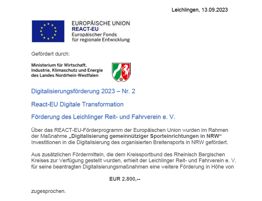 Digitalisierungsförderung 2023 – NR.2